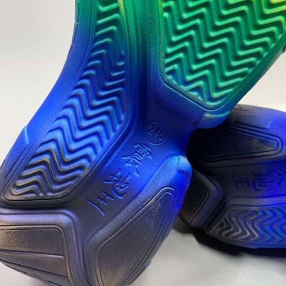 Anthony Wang Shoes Women's‎ 7.5 Rainbow Extra High Hidden Wedge Fashion Sneakers - Picture 13 of 14